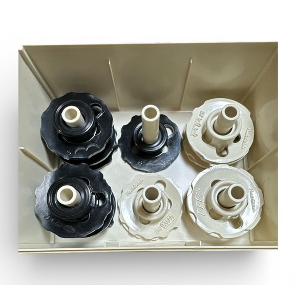 Vintage SINGER Sewing Box w/ Flexi Stitch Pattern Cams x 12 + Accessories, Parts - Picture 3 of 8